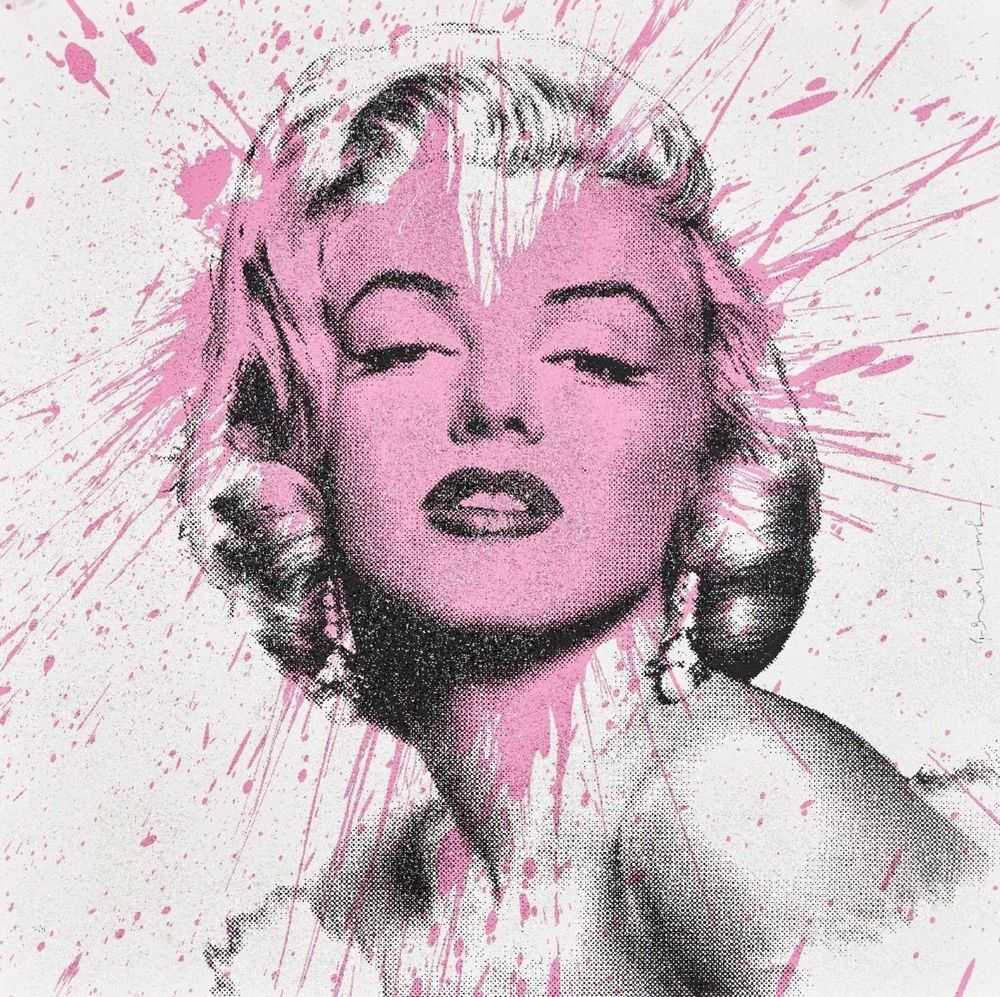 Mr. Brainwash, ‘My Heart Is Yours (Pink)’, 08-06-2017, Print, Two colour screen print available in 2 colour variations on hand-torn archival art paper hand finished with diamond dust, Self-released, Numbered, Handfinished