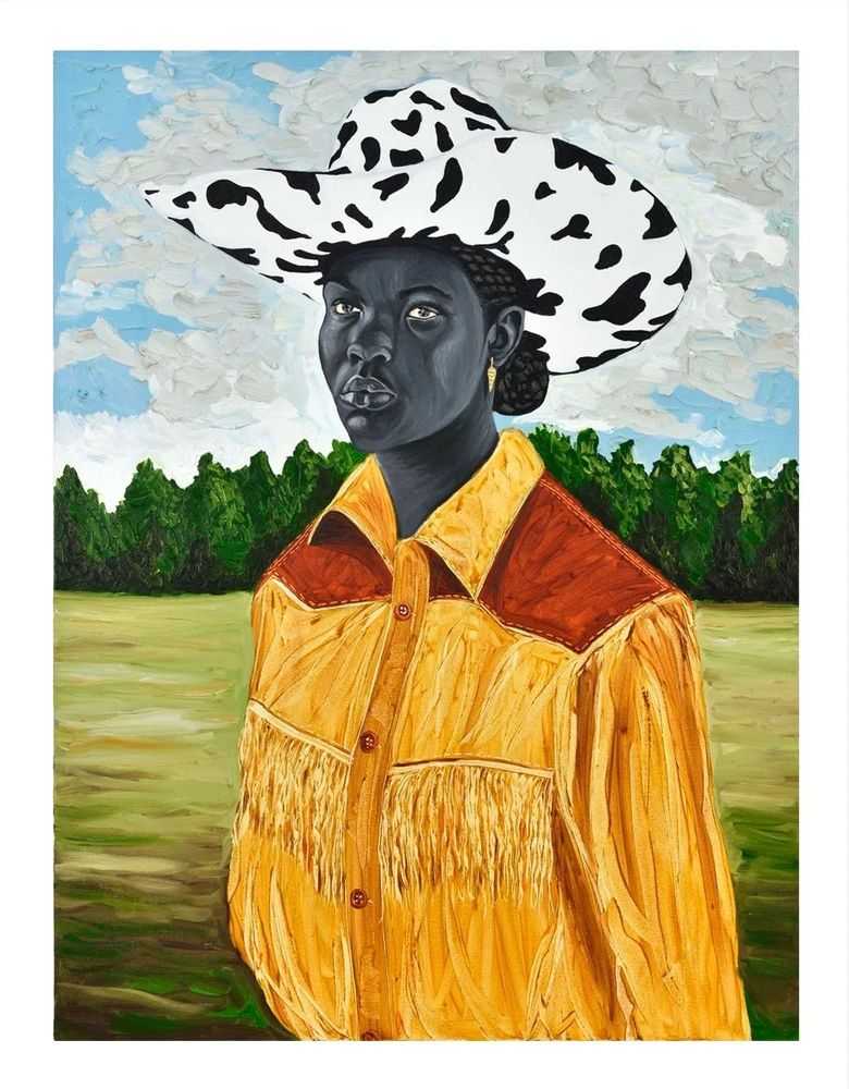 Otis Kwame Kye Quaicoe, ‘Rancher’, 10-04-2021, Print, Archival pigment print on cotton paper, Almine Rech Editions, Numbered