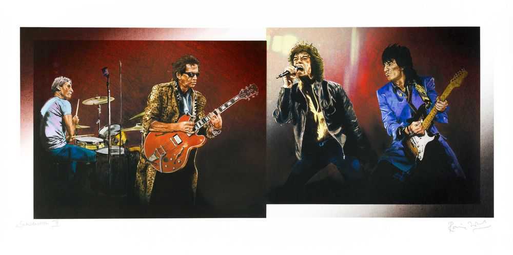 Ronnie Wood, ‘Satisfaction Red’, 2002, Print, Silkscreen print on watercolour paper, null, Numbered