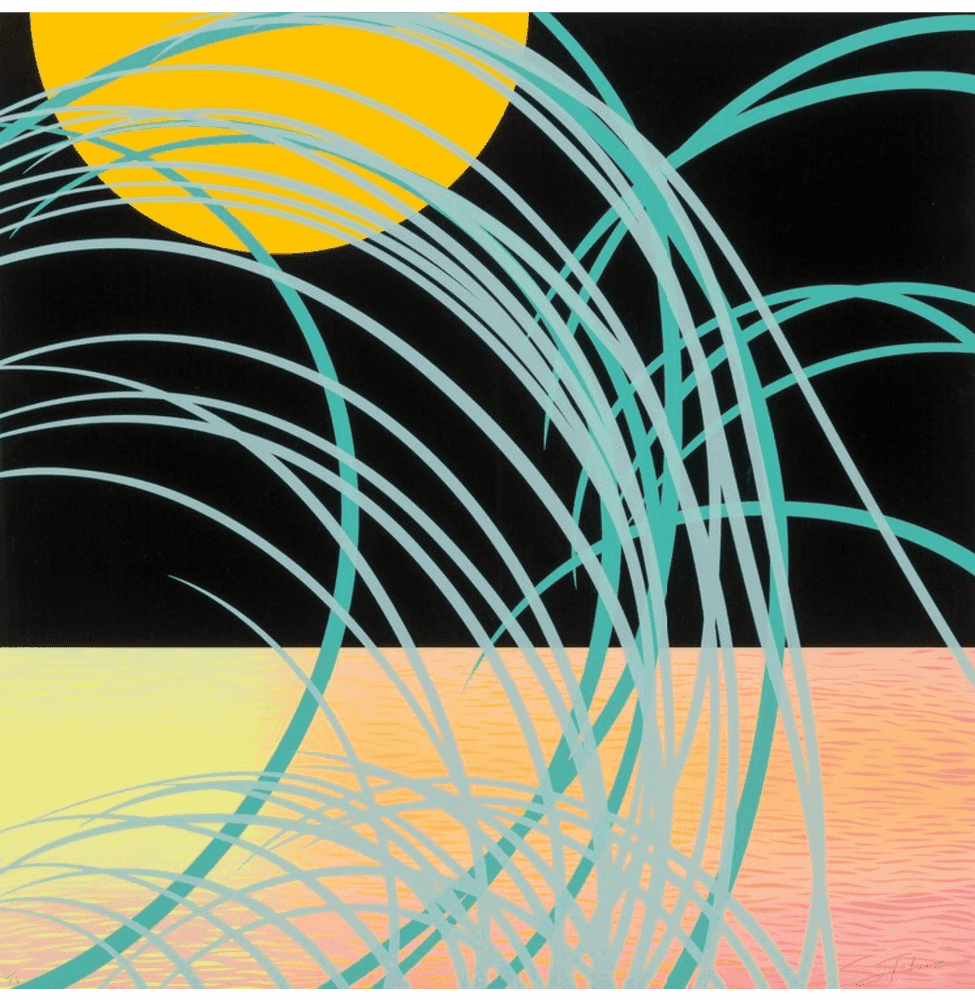 Sam Friedman, ‘Beach Print 1’, 21-09-2017, Print, 12 colour, Hand-pulled serigraph print on 160lb Mohawk Superfine Ultrawhite Cover, Louis Buhl & Co, Numbered