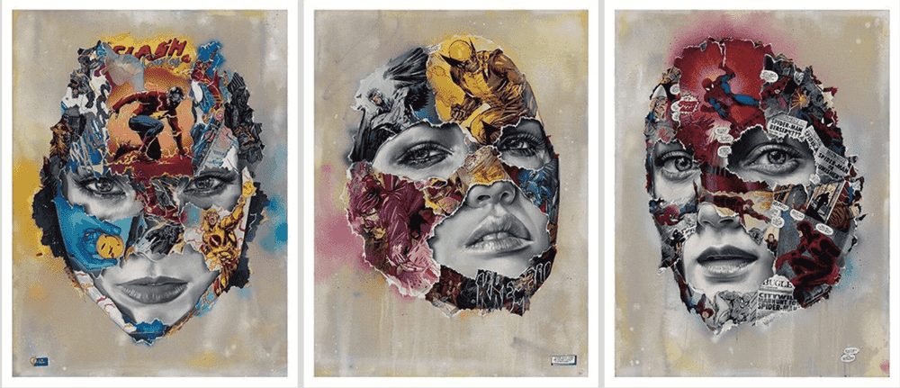 Sandra Chevrier, ‘Tryptich (La Cage)’, 18-01-2022, Print, Pigment on Watercolour Canson 100% Coton 310gsm, Self-released, Numbered