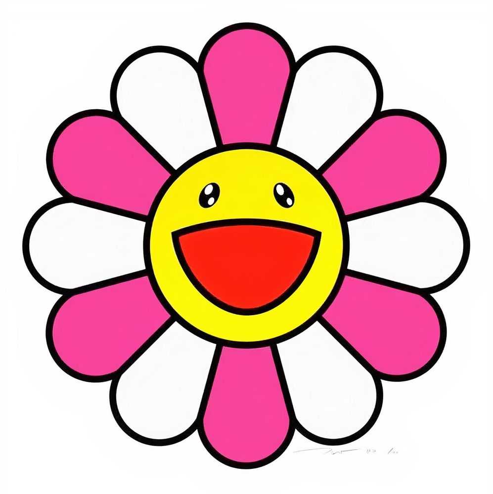 Takashi Murakami, ‘Pinky Chan Flower’, 11-04-2020, Print, Silkscreen, Kaikai Kiki Co., Ltd., Numbered, Dated