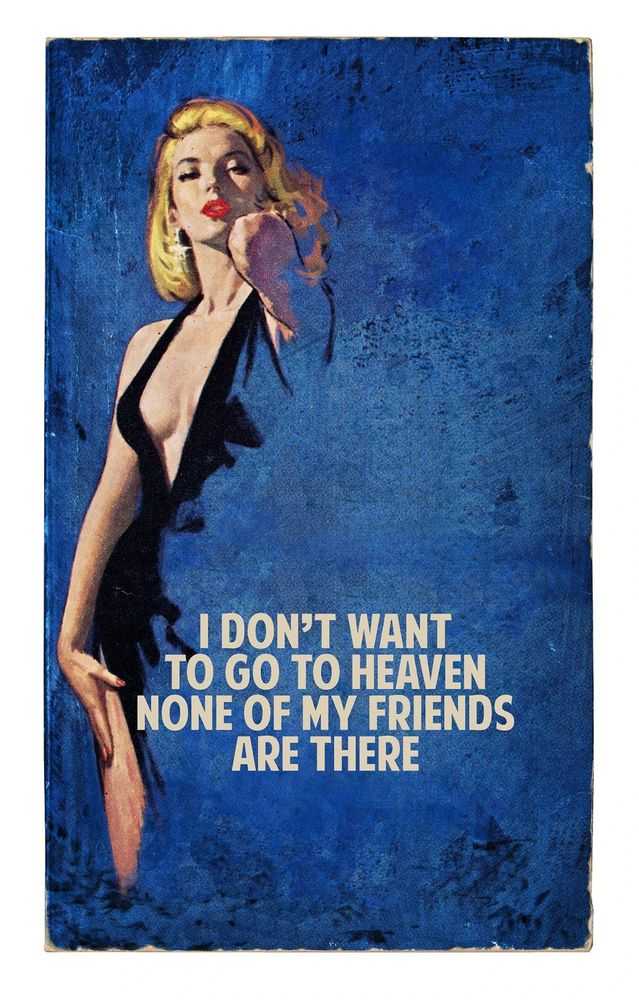 The Connor Brothers, ‘I Don't Want To Go To Heaven (2017 - Blue)’, 2017, Print, Pigment Print & Silk Screen Varnish, Self released, Numbered, Dated