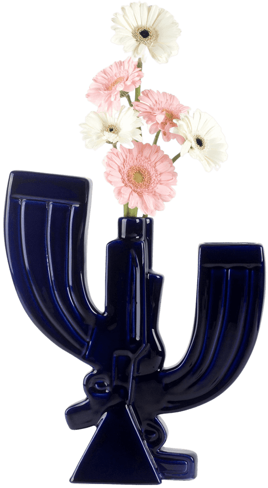 Todd James (Reas), ‘Peace Patrol - Garden Guns (Blue)’, 26-10-2017, Sculpture, Ceramic vase, Case Studyo, Numbered