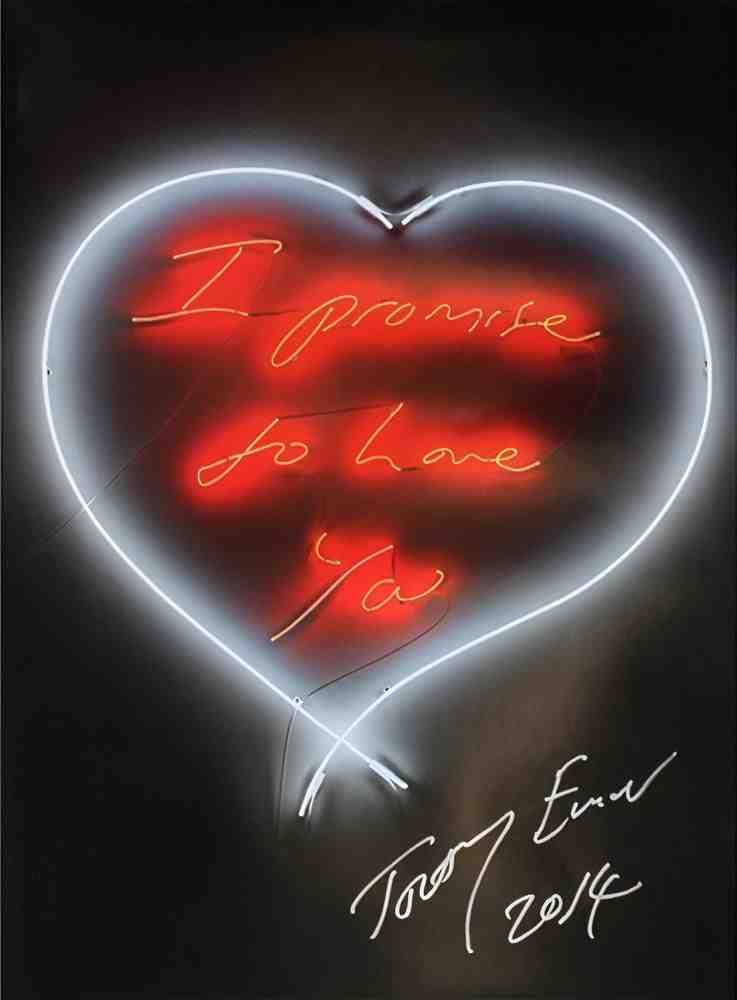 Tracey Emin, ‘I Promise To Love You’, 2014, Print, 50gsm silk finish paper, Emin International, Dated