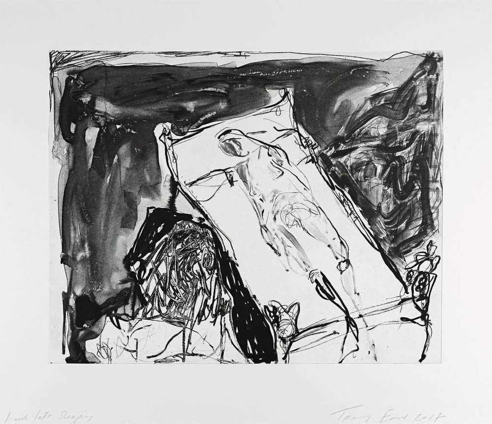 Tracey Emin, ‘I Was Left Sleeping’, 2017, Print, Lithograph on Somerset 300gsm paper, Royal Academy of Arts, Numbered, Dated