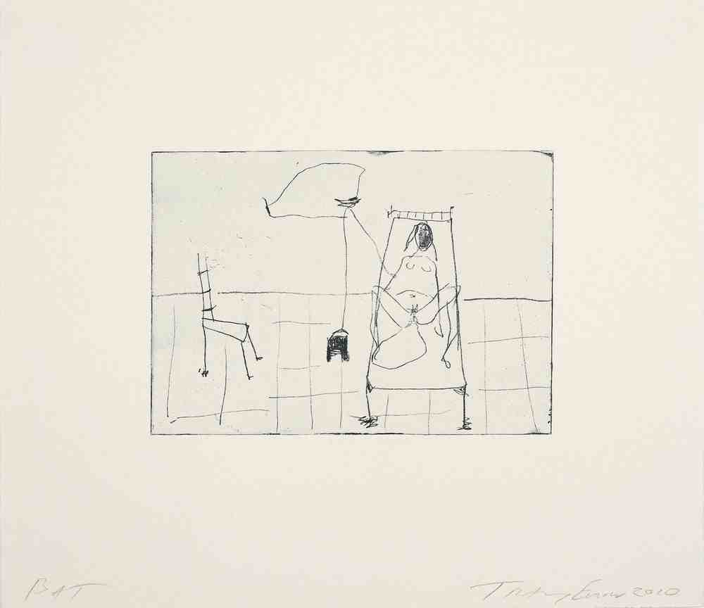 Tracey Emin, ‘So Born - Again’, 2010, Print, Soft ground etching on 300gsm Somerset Tub sized paper, Counter Editions, Numbered, Dated