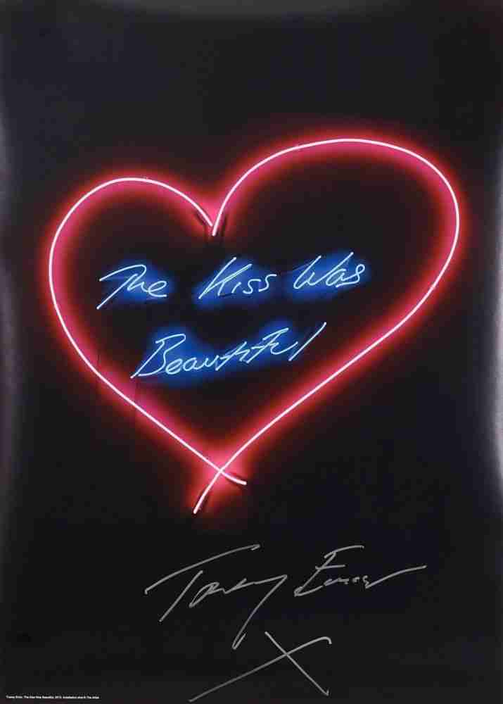 Tracey Emin, ‘The Kiss Was Beautiful’, 2016, Print, 50gsm silk finish paper, Emin International, 