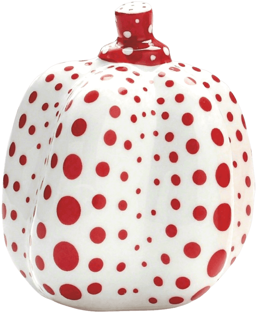 Yayoi Kusama, ‘Pumpkin #1 (Limoges - White/Red)’, 2002, Sculpture, Limoges porcelain, FMR Trading, Numbered, Dated