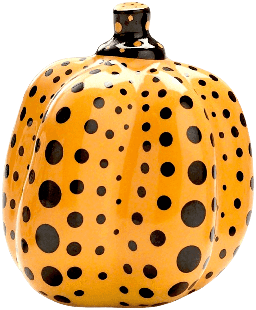 Yayoi Kusama, ‘Pumpkin #1 (Limoges - Yellow)’, 2002, Sculpture, Limoges porcelain, FMR Trading, Numbered, Dated