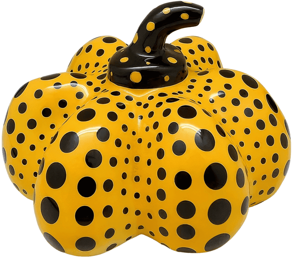 Yayoi Kusama, ‘Pumpkin #3 (Limoges - Yellow)’, 2002, Sculpture, Limoges porcelain, FMR Trading, Numbered, Dated