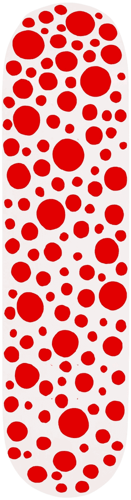 Yayoi Kusama, ‘Small Red Dots (Skateboard)’, 2018, Collectible, 7-ply canadian maple wood, MoMA, 