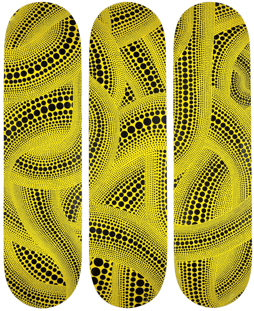 Yayoi Kusama, ‘Yellow Trees (Skateboard)’, 2018, Collectible, 7-ply canadian maple wood, MoMA, 