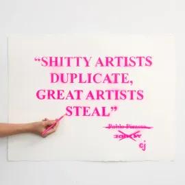 https://cdn.fairart.io/thumbnail_CJ_Hendry_Shitty_Artists_Duplicate_Great_Artists_Steal_2_9b1ef4fa95.webp - 1