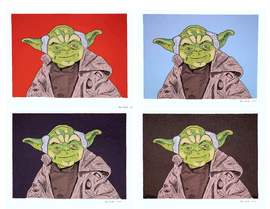 There Is No Try, States (Set of 4 Prints)
